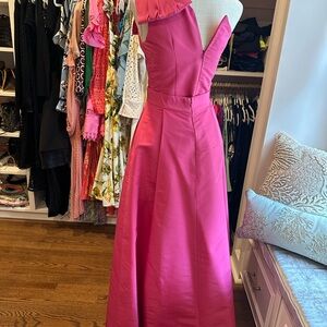 Alexia Maria pink gown. Can be worn as mini dress or as formal gown. Worn once.